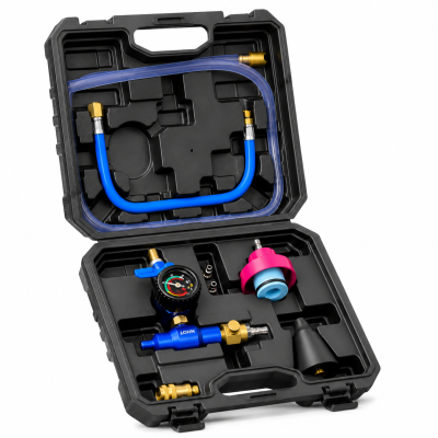 Coolant Vacuum Refill Kit 9PC - Black