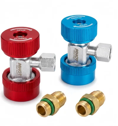 R134a Quick Coupler Adapter 4PC - Blue