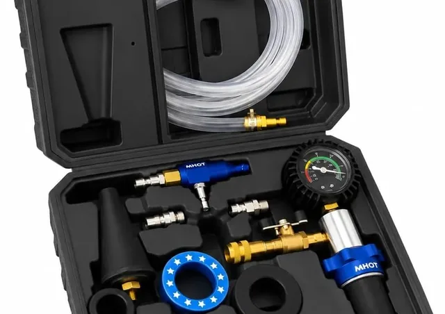 Coolant Vacuum Refill Kit 13PC — Black